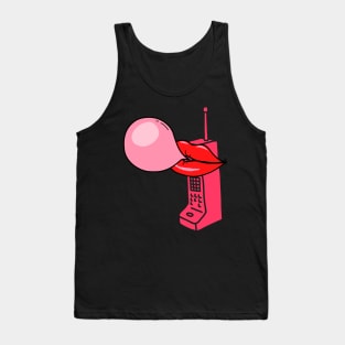 Funny Phone Retro 90s Tank Top